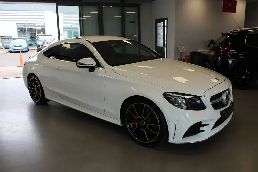 Used Mercedes C300 AMG Line Premium 2019 White Coupe