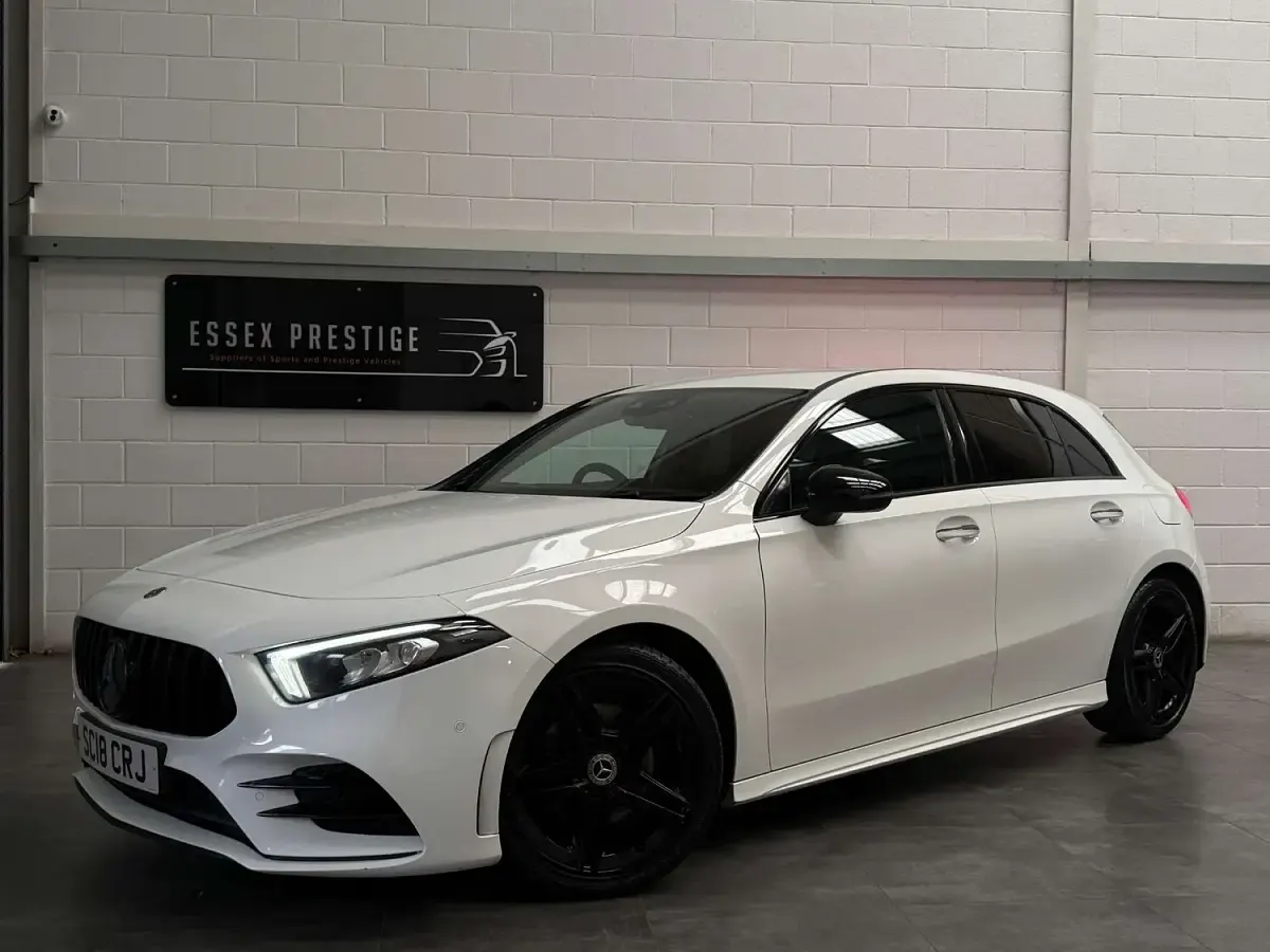 Used Mercedes A180 AMG Line Premium 2018 White Hatchback