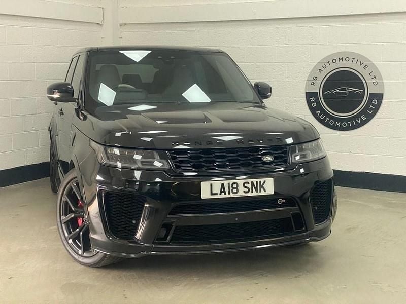 Black Used 2018 Land Rover Range Rover Sport SVR SUV | £38,995 (Super price) - Image 1/4