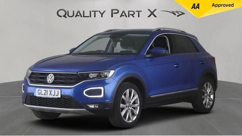 Used VW T-Roc SEL 150 HP (110 kW) 2021 Blue SUV