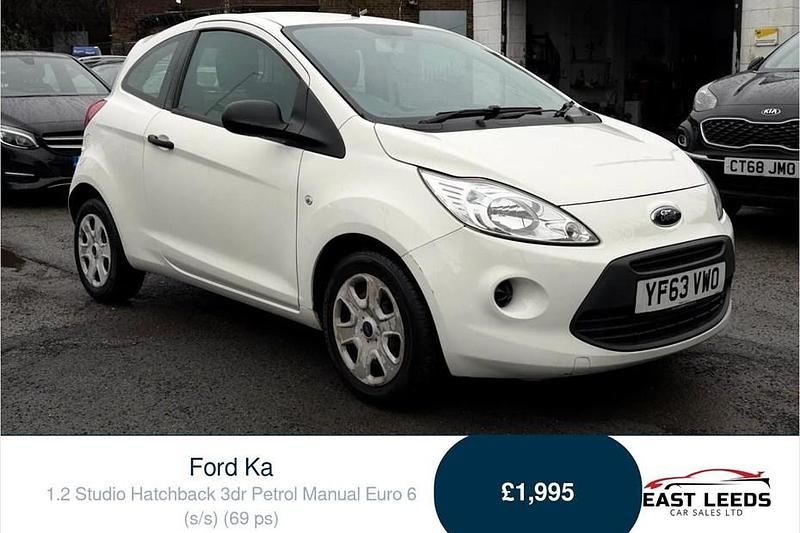 Used Ford Ka Studio 69 HP (50 kW) 2014 White Hatchback