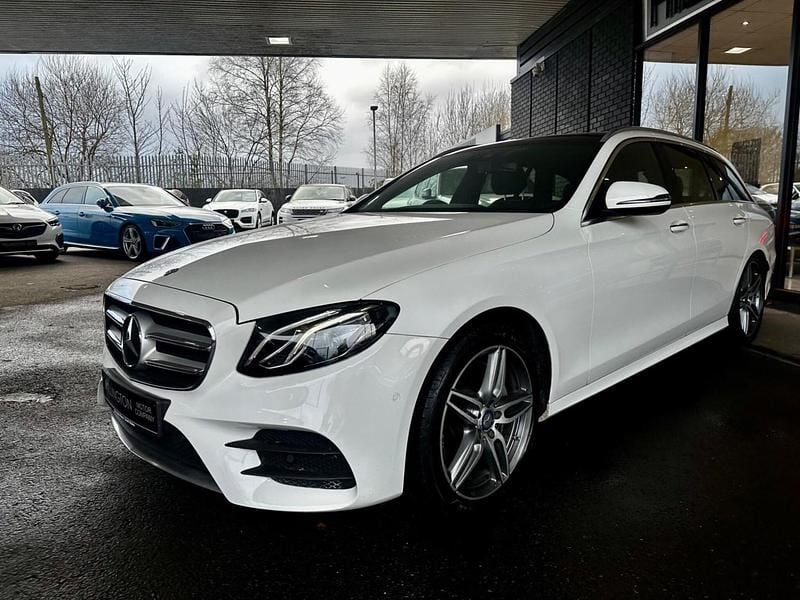 Used Mercedes E220 AMG Line Premium 2017 White Estate