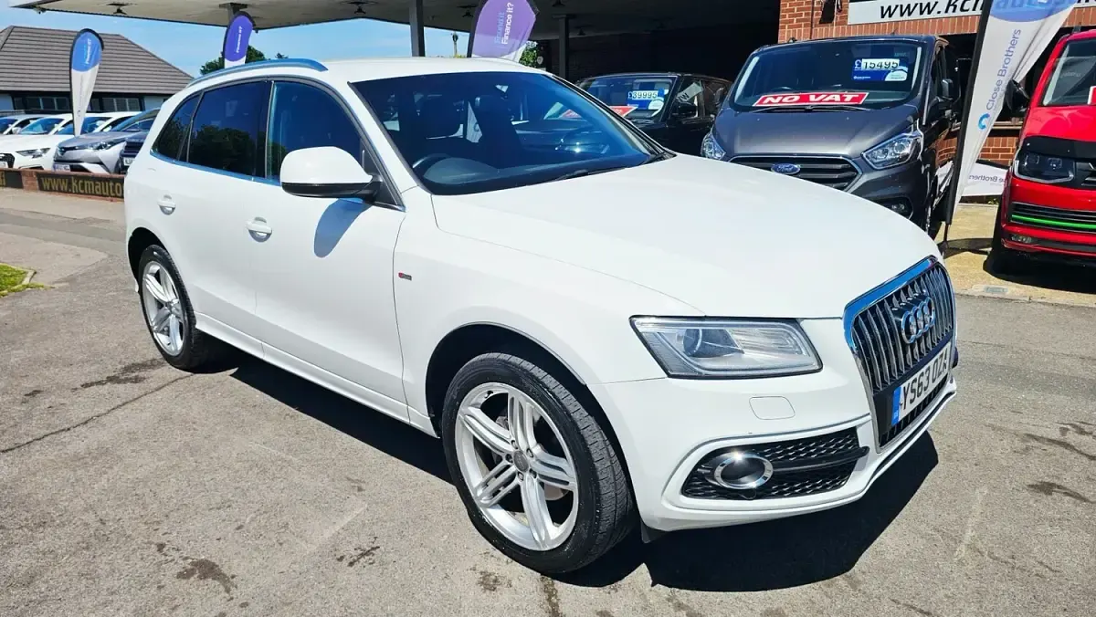 Used Audi Q5 S-line plus 177 HP (130 kW) 2014 White SUV