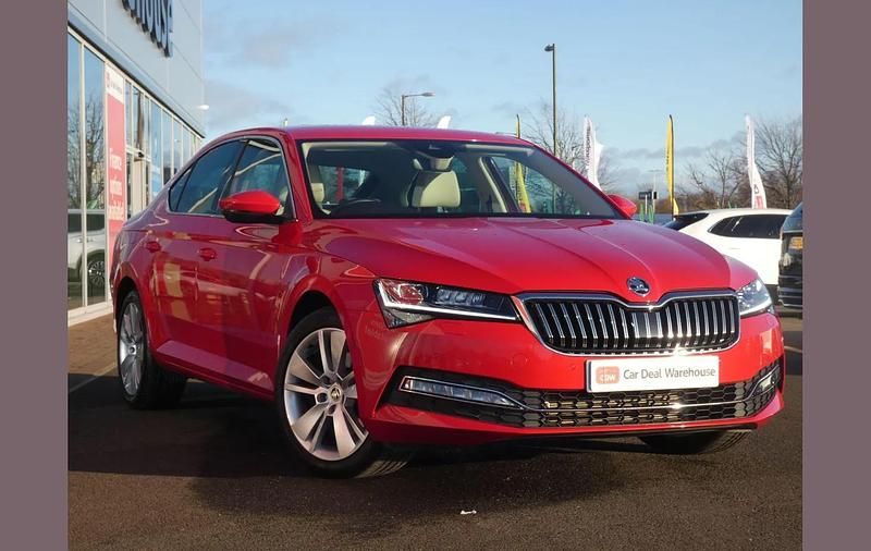 Red Used 2020 Skoda Superb SE L Hatchback | £18,990 (Fair price) - Image 1/4