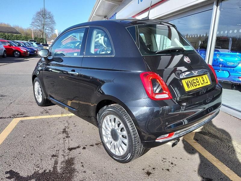 Used Fiat 500 Lounge 85 HP (62 kW) 2019 Black Hatchback