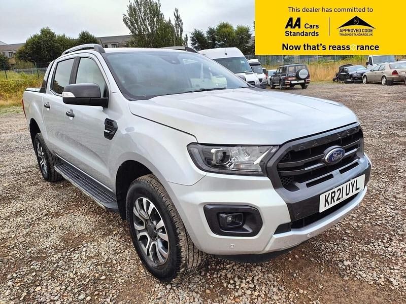 Silver Used 2021 Ford Ranger Wildtrack Pickup | £16,488 (Good price) - Image 1/4