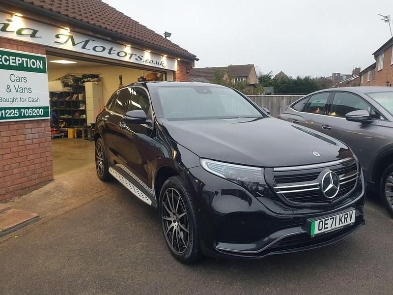 Used Mercedes EQC400 AMG line 300 kW (408 HP) 2022 Black SUV