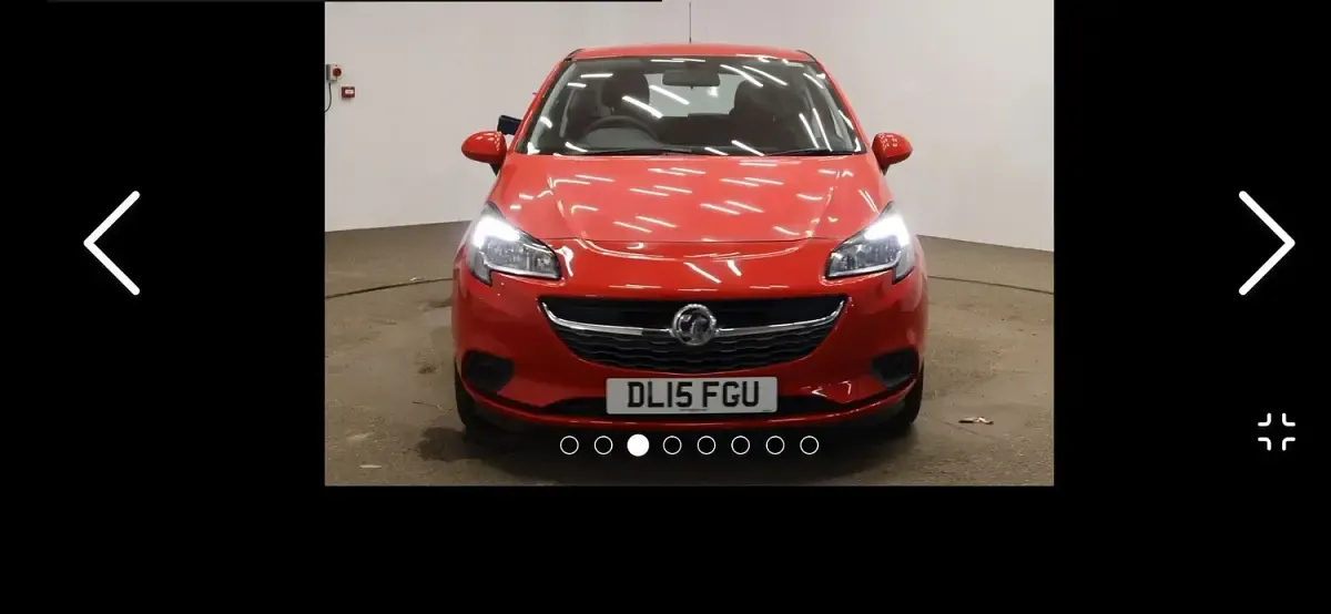 Used Vauxhall Corsa 70 HP (51 kW) 2015 Red Hatchback