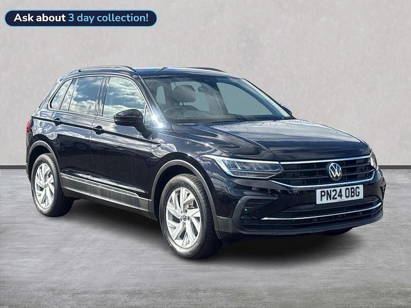 Black Used 2024 VW Tiguan Life SUV | £22,849 (Super price) - Image 1/4