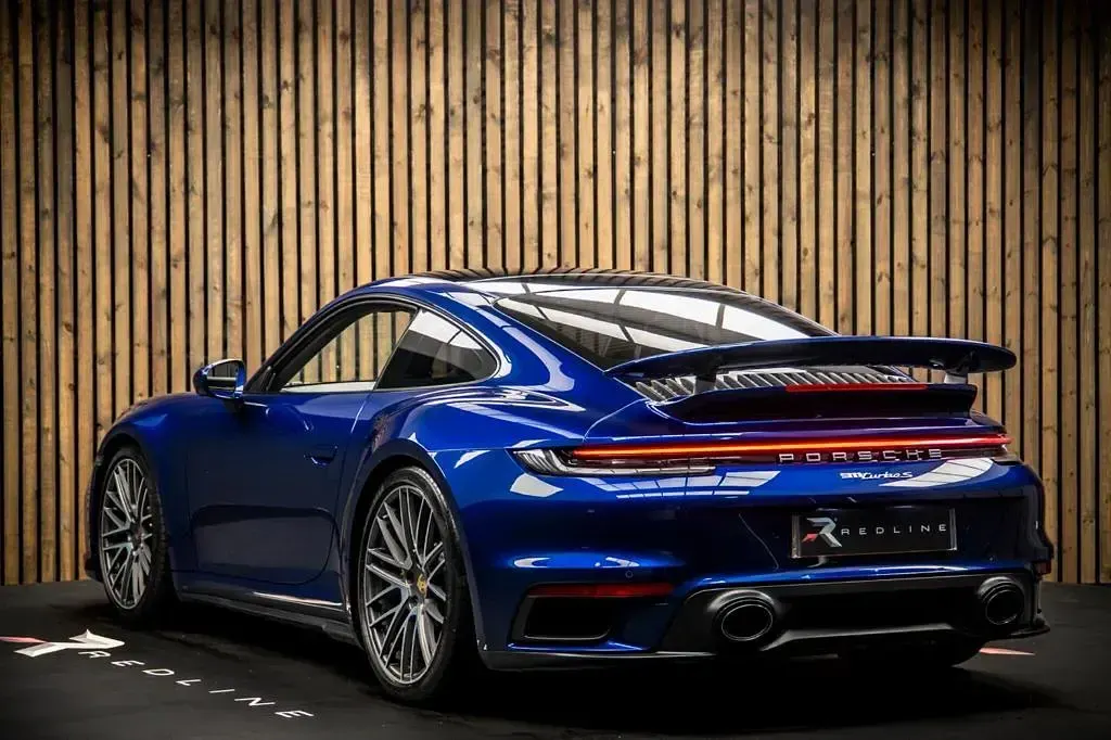 Used Porsche 911 Turbo S 2021 Blue Coupe