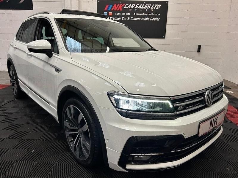 White Used 2019 VW Tiguan R-line SUV | £16,995 (Fair price) - Image 1/4