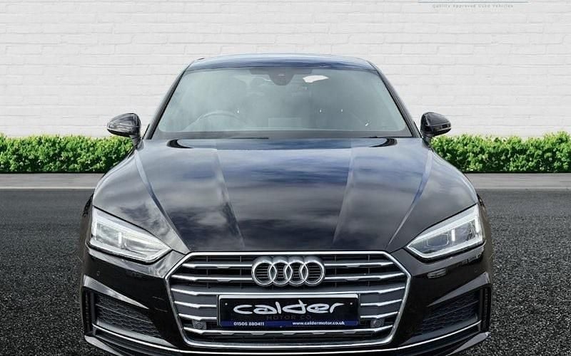 Used Audi A5 Sportback S-Line 190 HP (139 kW) 2018 Black Hatchback