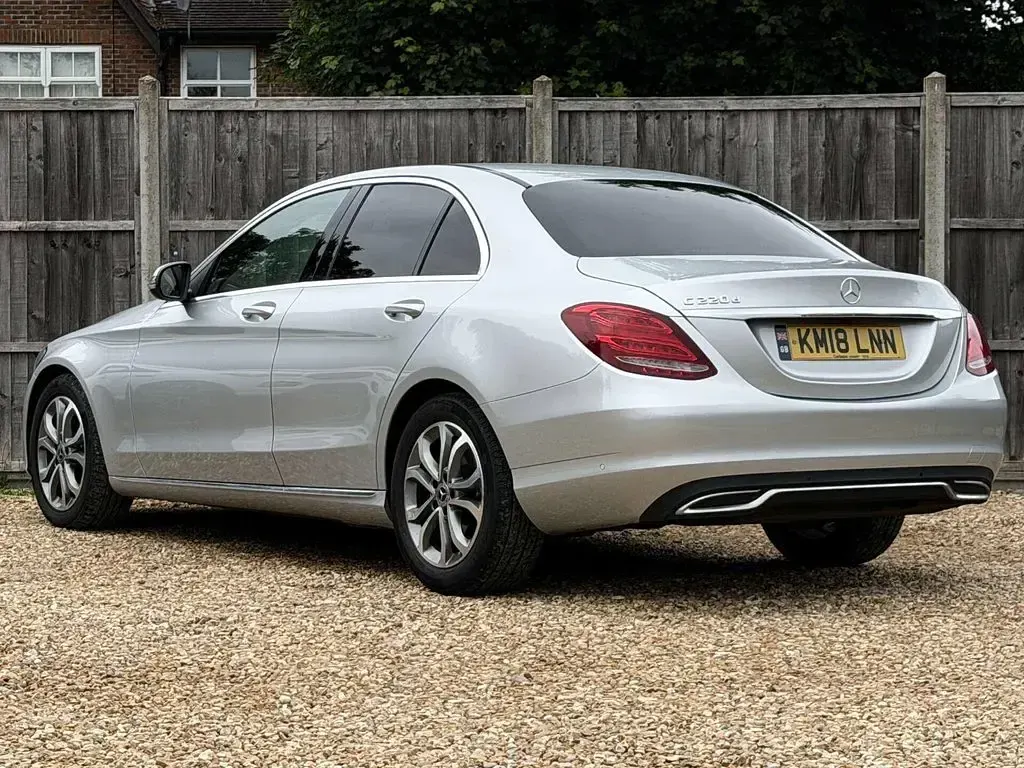 Used Mercedes C220 2018 Silver Sedan