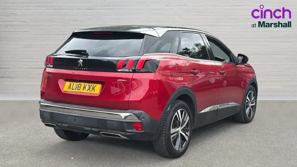Used Peugeot 3008 GT-line 120 HP (88 kW) 2018 Red SUV