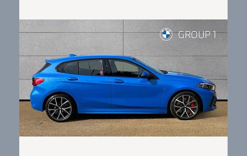 Used BMW 128 Shadowline 265 HP (194 kW) 2022 Blue Hatchback