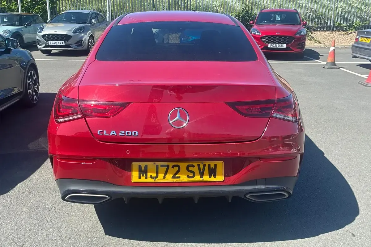 Used Mercedes CLA200 Executive 163 HP (119 kW) 2023 Red Coupe