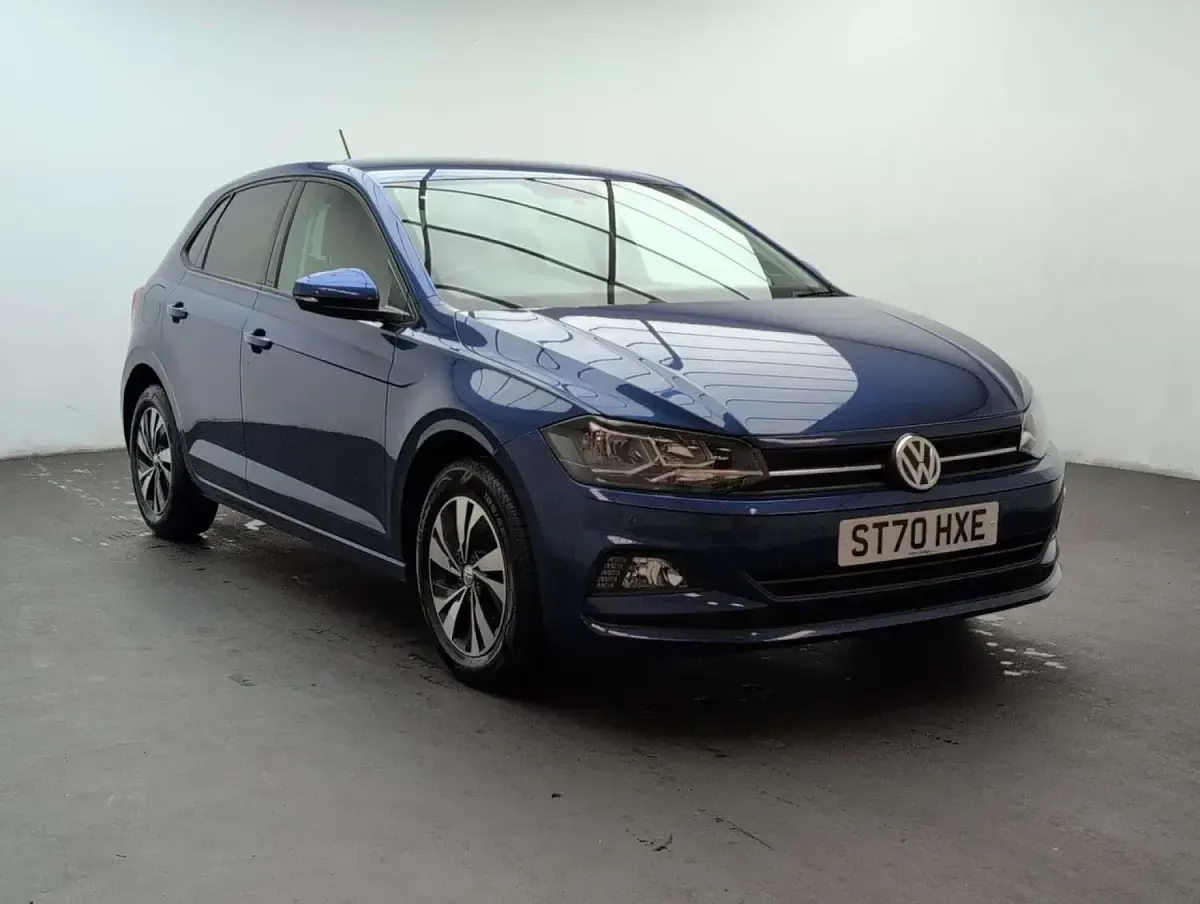 Used VW Polo Match 95 HP (69 kW) 2020 Blue Hatchback