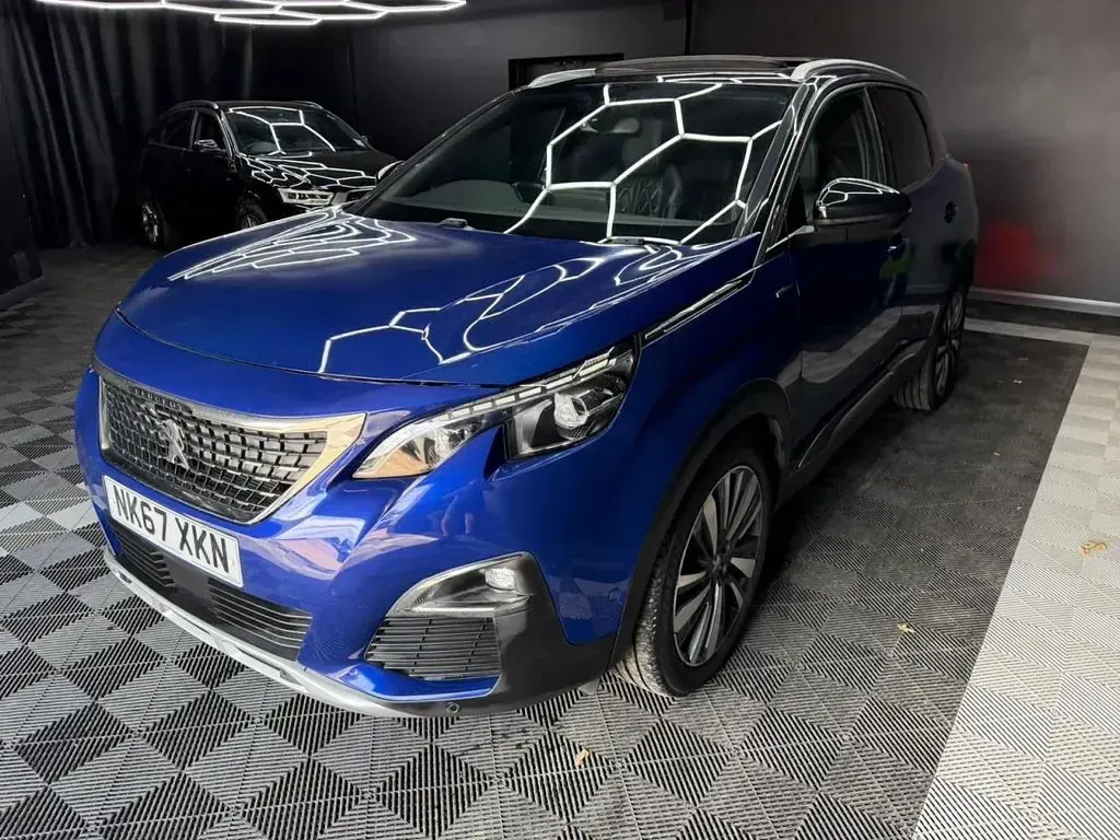 Used Peugeot 3008 GT-line 130 HP (95 kW) 2017 Blue SUV