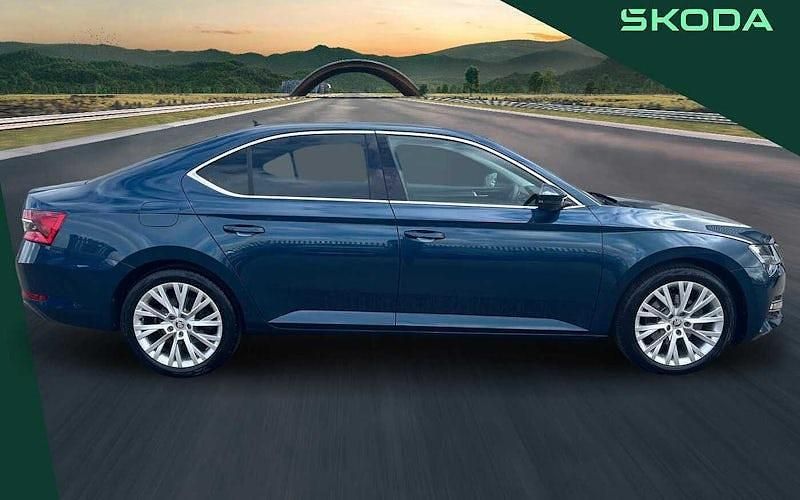 Used Skoda Superb SE L 150 HP (110 kW) 2023 Blue Hatchback