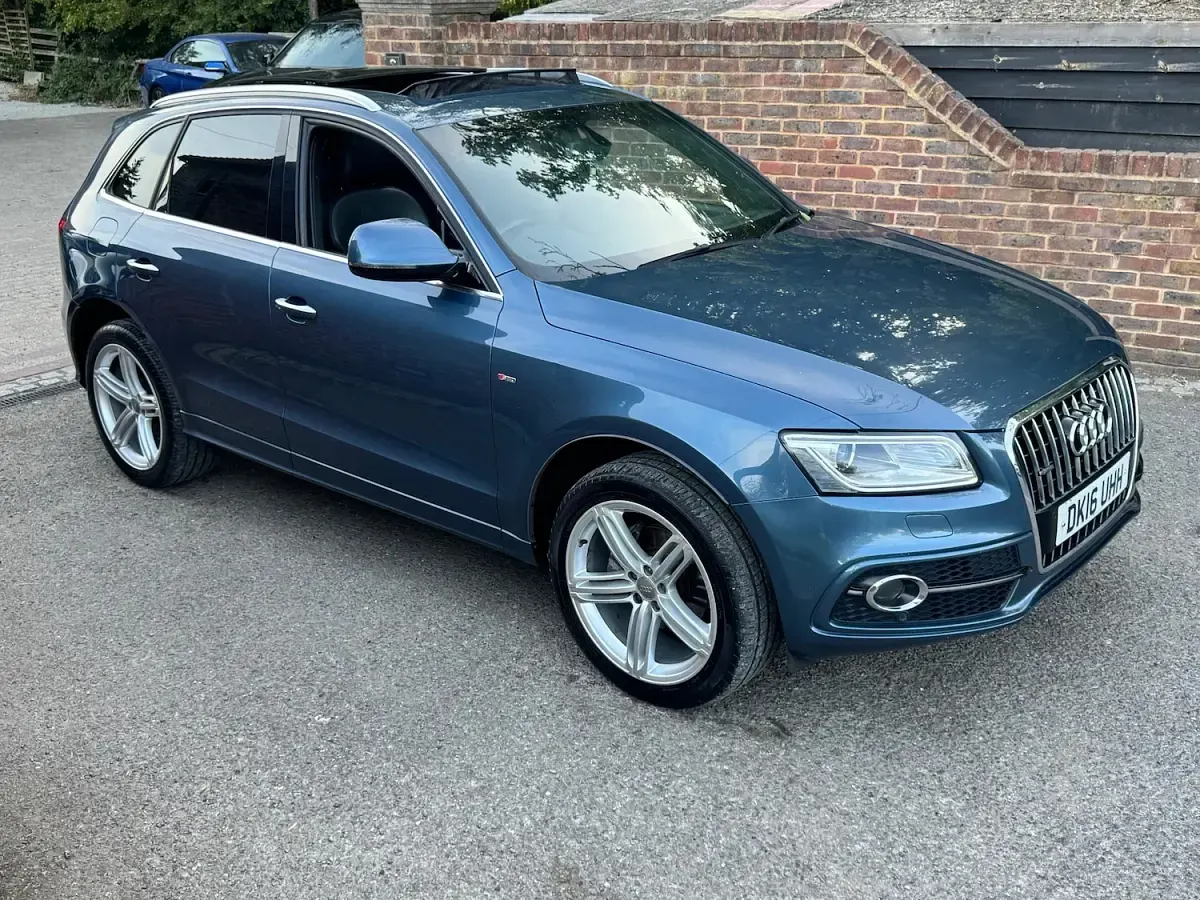 Used Audi Q5 S-line plus 190 HP (139 kW) 2016 Blue SUV