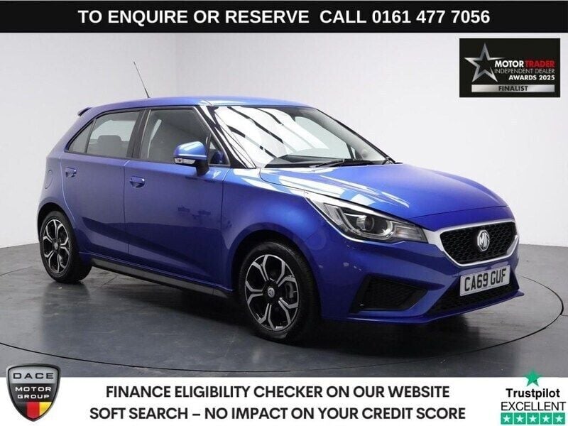 Blue Used 2019 MG MG3 Excite Hatchback | £8,280 (Good price) - Image 1/3