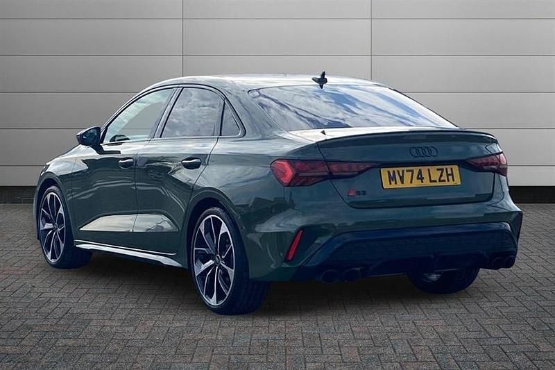 Used Audi A3 Black Edition 333 HP (244 kW) 2024 District green Sedan