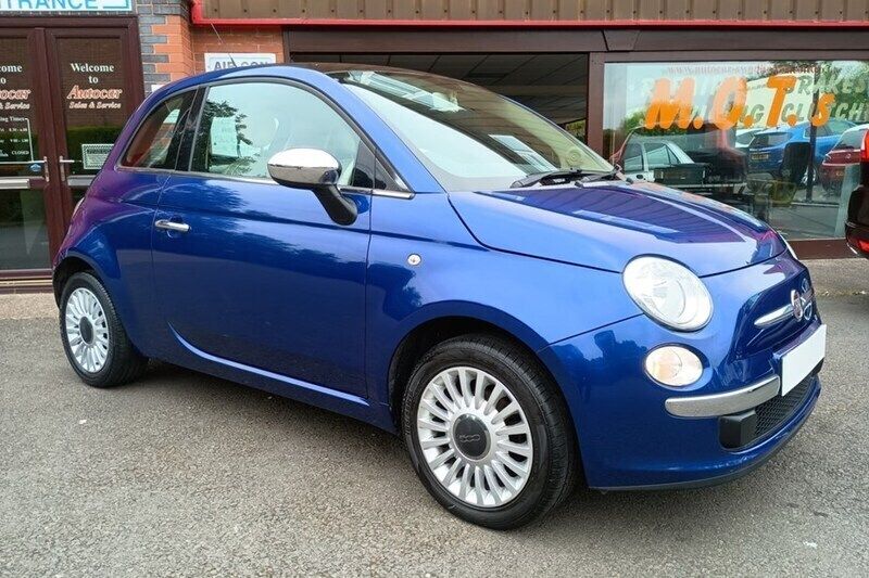 Blue Used 2009 Fiat 500 Lounge Hatchback | £3,695 (Fair price) - Image 1/1