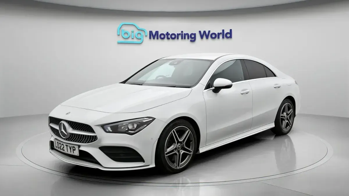 Used Mercedes CLA200 AMG line 163 HP (119 kW) 2022 White Coupe
