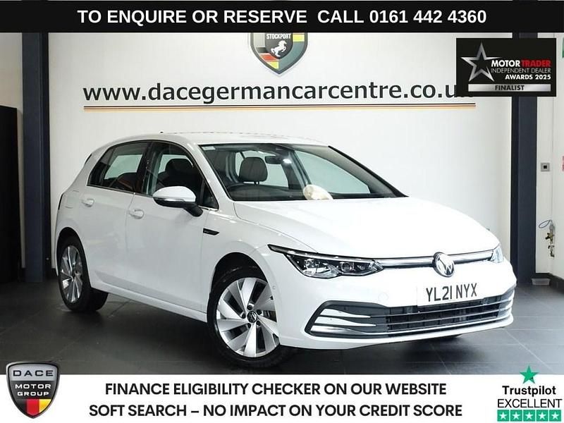 White Used 2021 VW Golf VIII Style Hatchback | £15,989 (Fair price) - Image 1/3