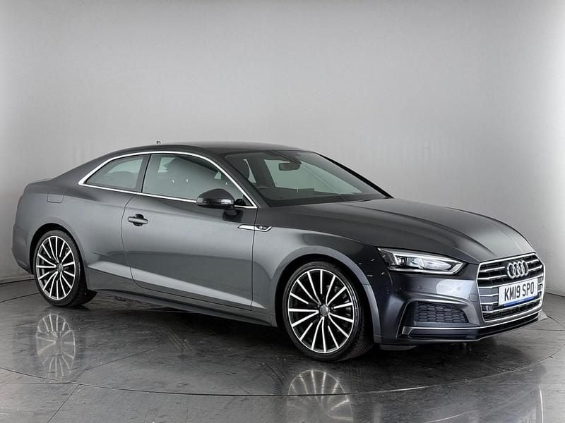 Grey Used 2019 Audi A5 S-Line Coupe | £17,950 (Good price) - Image 1/3