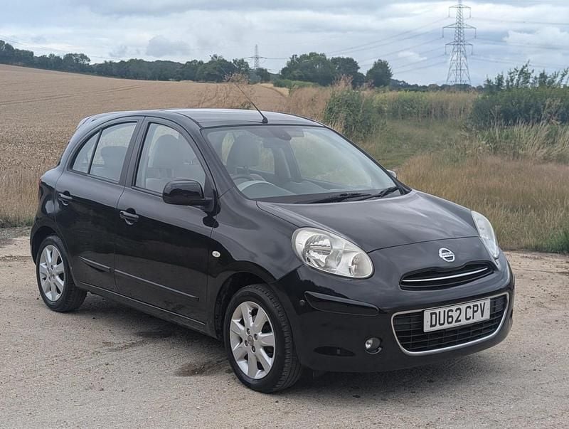 Black Used 2012 Nissan Micra S Hatchback | £4,495 (Good price) - Image 1/4