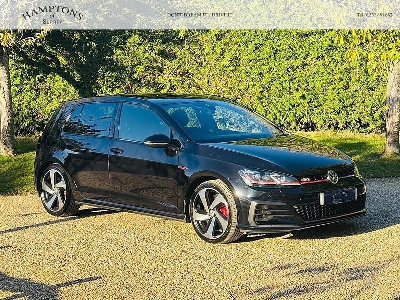 Black Used 2019 VW Golf VII GTI Hatchback | £19,995 (Fair price) - Image 1/4