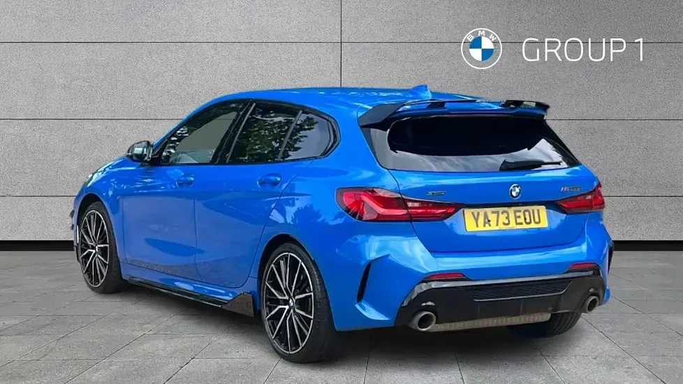 Used BMW M135 Shadowline 306 HP (225 kW) 2023 Blue Hatchback
