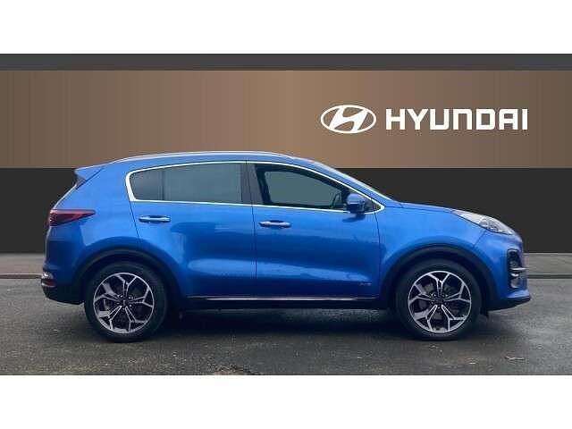 Used Kia Sportage GT-Line 180 HP (132 kW) 2021 Blue SUV