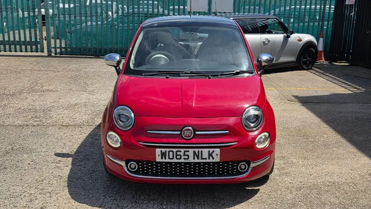 Used Fiat 500 Lounge 69 HP (50 kW) 2016 Red Hatchback