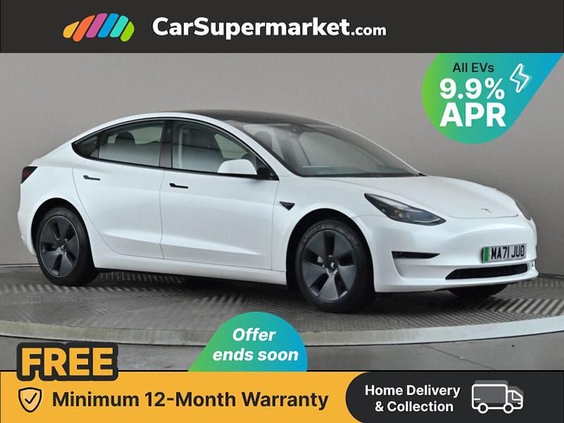 White Used 2021 Tesla Model 3 Long Range AWD Sedan | £21,597 (Fair price) - Image 1/3