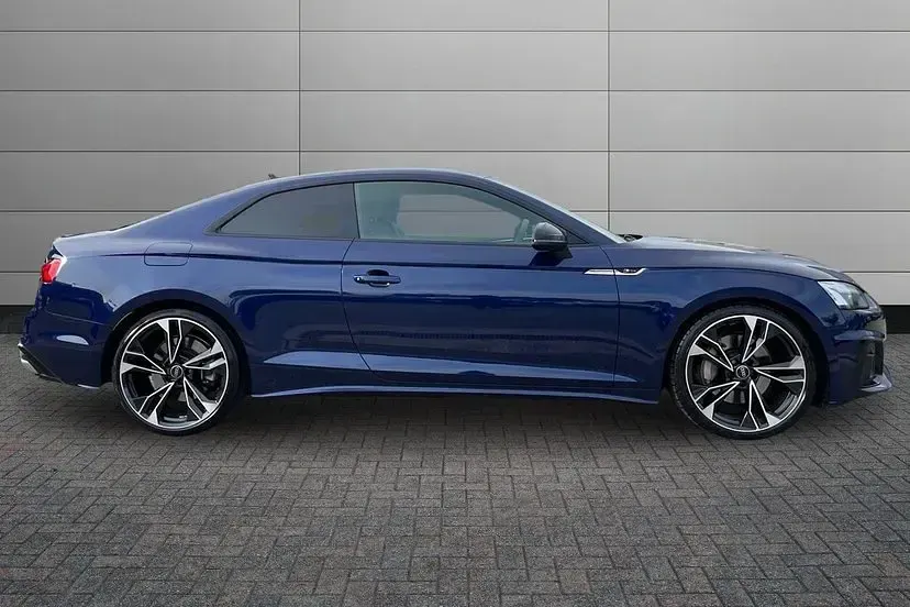 Used Audi A5 Black Edition 265 HP (194 kW) 2022 Navarra blue Coupe