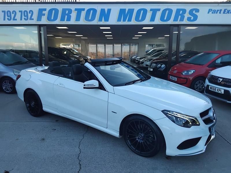 White Used 2015 Mercedes E220 AMG line Cabriolet | £9,995 (Fair price) - Image 1/4