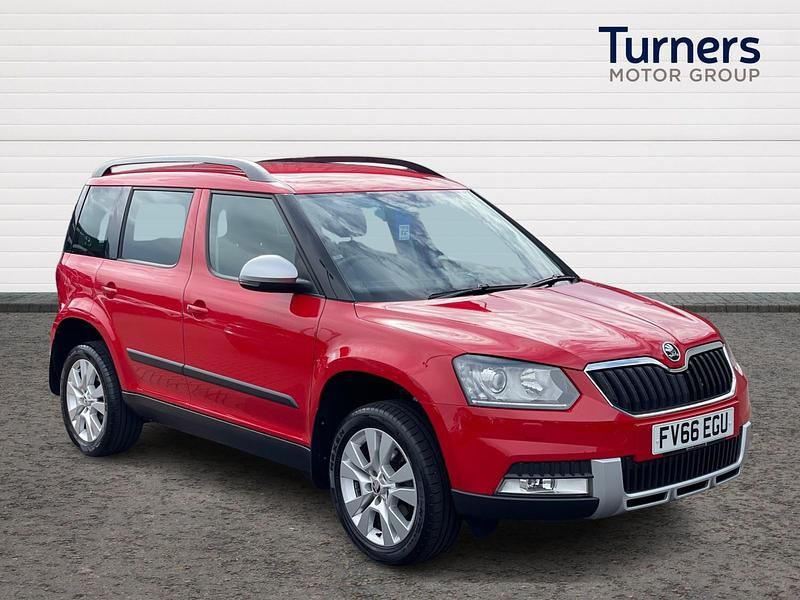 Red Used 2016 Skoda Yeti SE L SUV | £15,300 (A bit pricey) - Image 1/4