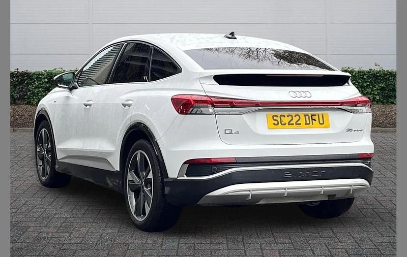 Used Audi Q4 Sportback e-tron S-Line 123 kW (168 HP) 2022 White SUV