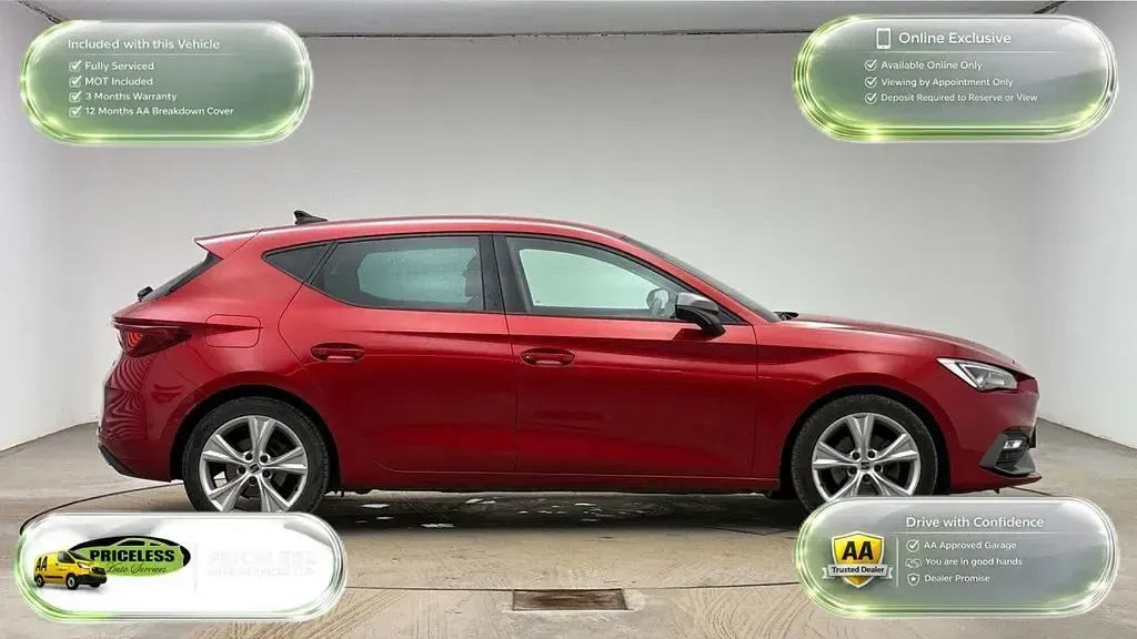 Used Seat Leon FR 150 HP (110 kW) 2023 Red Hatchback