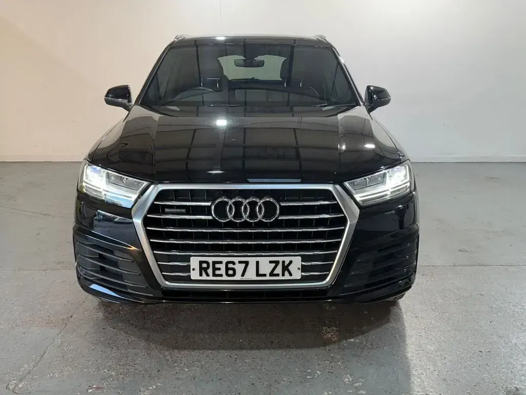 Used Audi Q7 S-Line 218 HP (160 kW) 2017 Black SUV