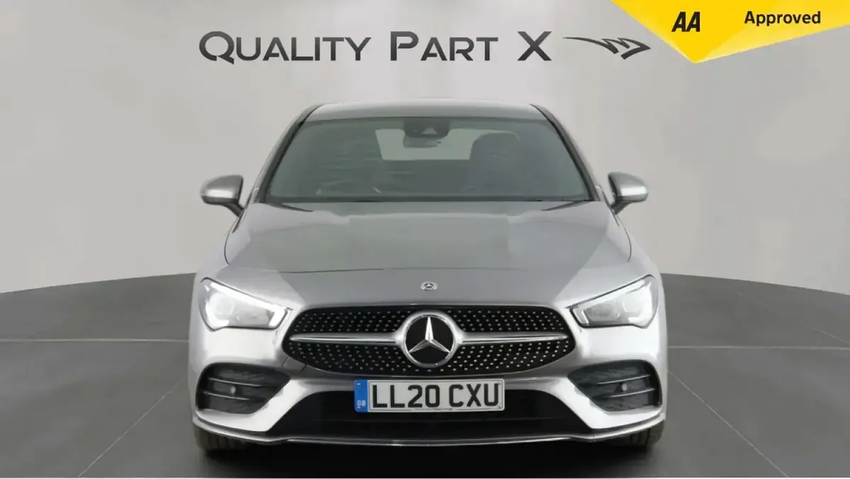 Used Mercedes CLA200 AMG line 163 HP (119 kW) 2020 Grey Coupe