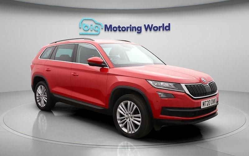 Used Skoda Kodiaq SE L 150 HP (110 kW) 2020 Red SUV