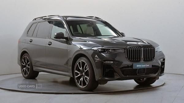 Grey Used 2022 BMW X7 M Sport SUV | £53,995 (Good price) - Image 1/4