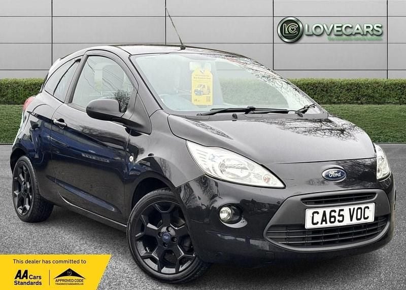 Used Ford Ka Zetec 69 HP (50 kW) 2016 Black Hatchback