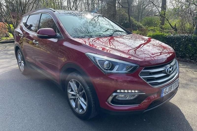 Used Hyundai Santa Fe Premium SE 2016 Red SUV