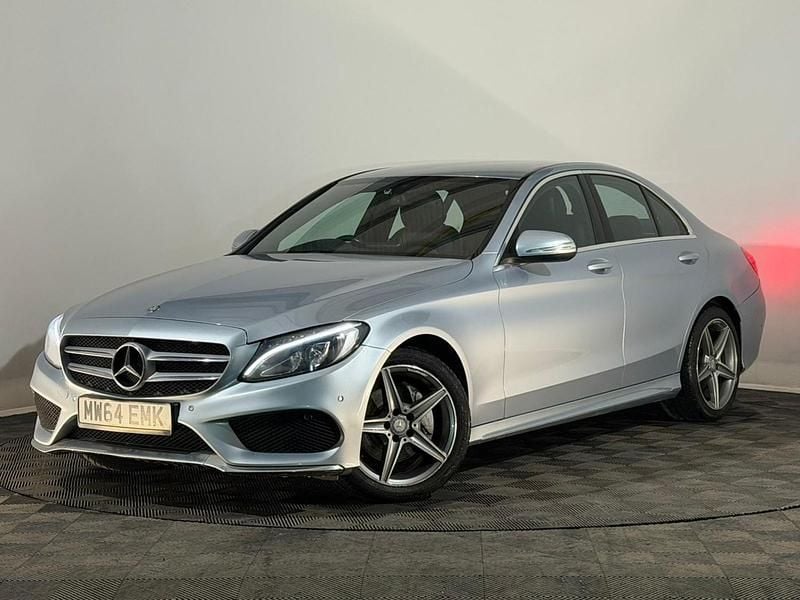 Used Mercedes C220 AMG line 170 HP (125 kW) 2014 Silver Sedan