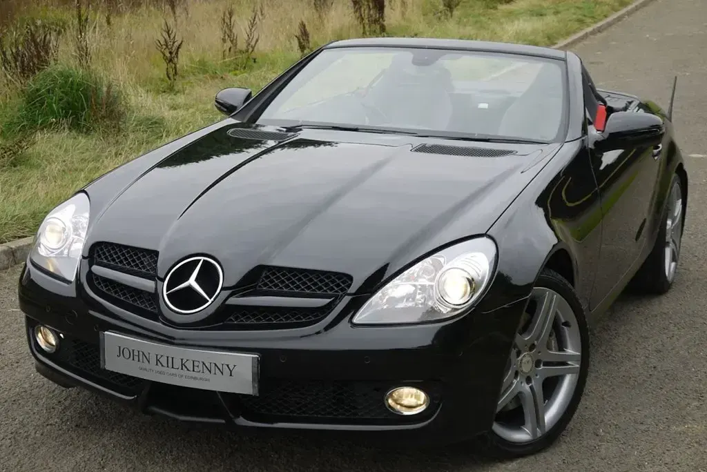 Used Mercedes SLK200 184 HP (135 kW) 2009 Black Cabriolet
