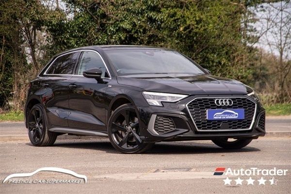 Black Used 2022 Audi A3 Sportback S-Line Hatchback | £20,639 (A bit pricey) - Image 1/1
